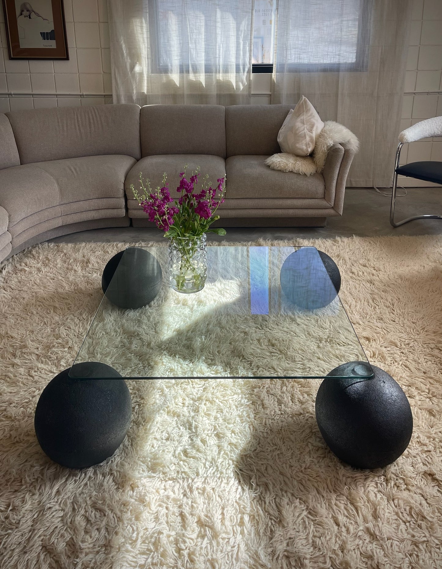 geometric coffee table