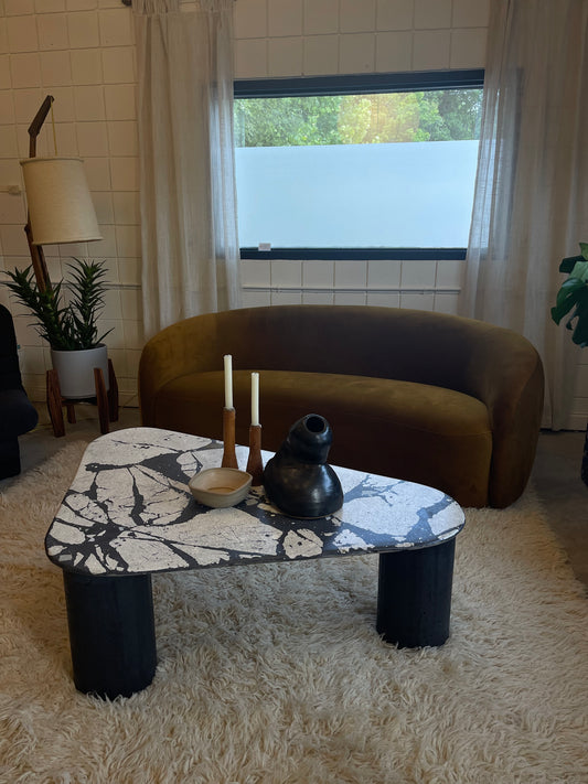 Biomorphic Concrete Coffee Table