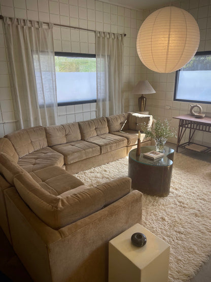 vintage camel modular sectional