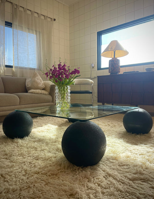 geometric coffee table